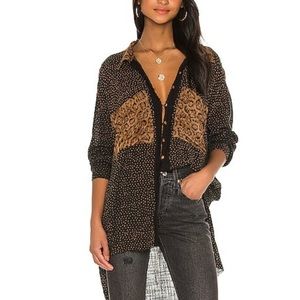ISO one teaspoon longline starry night shirt